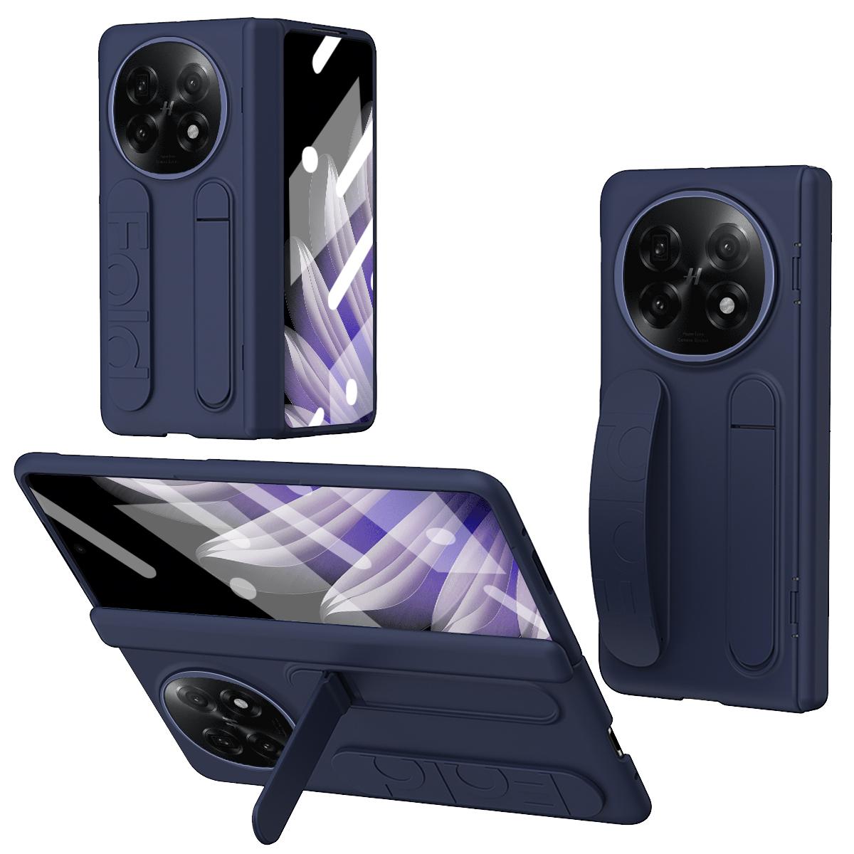 Чохол для Oppo Find N5 5G з підставкою та ремінцем на зап ястя, ПК чохол для телефону з плівкою із загартованого скла Blue
Чохол для Oppo Find N5 5G з підставкою та ремінцем на зап ястя, ПК чохол для телефону з плівкою із загартованого скла Blue