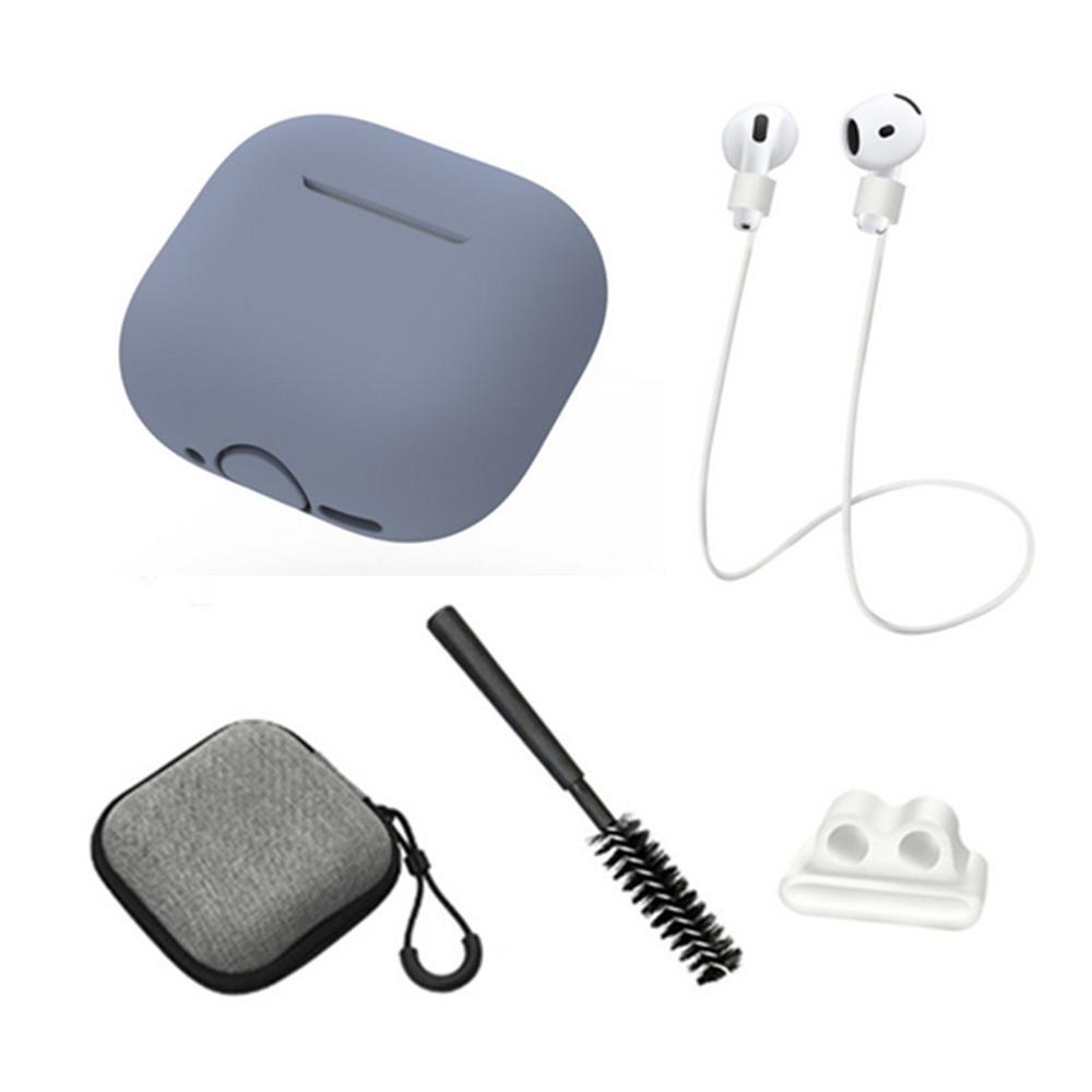 For AirPods 4 Earphones 5 in 1 Protective Case + Anti Lost Rope + Storage Case + Brush + Watch Band Earbud Holder H
For AirPods 4 Earphones 5 in 1 Protective Case + Anti Lost Rope + Storage Case + Brush + Watch Band Earbud Holder H