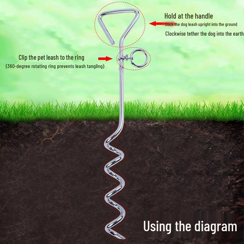 Хромированный оцинкованный железный колышек для собаки - Якорь для поводка питомца для улицы Galvanized
Хромированный оцинкованный железный колышек для собаки - Якорь для поводка питомца для улицы Galvanized