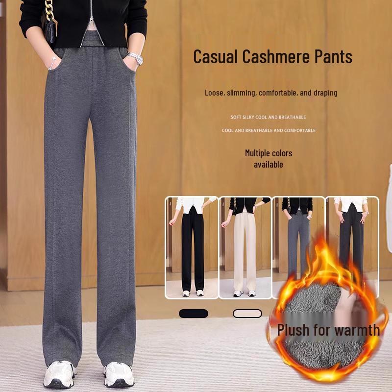 2024 Women s High Waist Fleece Lined Wool Blend Wide Leg Pants - Small Size, Winter Casual Wear L
2024 Women s High Waist Fleece Lined Wool Blend Wide Leg Pants - Small Size, Winter Casual Wear L