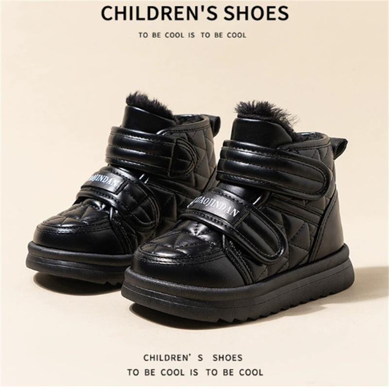 Winter Children Snow Boots Leather Double Hook&Loop Warm Plush Toddler Kids Shoes Non-slip Girls Boots EU 26-37 37 чорний
Winter Children Snow Boots Leather Double Hook&Loop Warm Plush Toddler Kids Shoes Non-slip Girls Boots EU 26-37 37 чорний