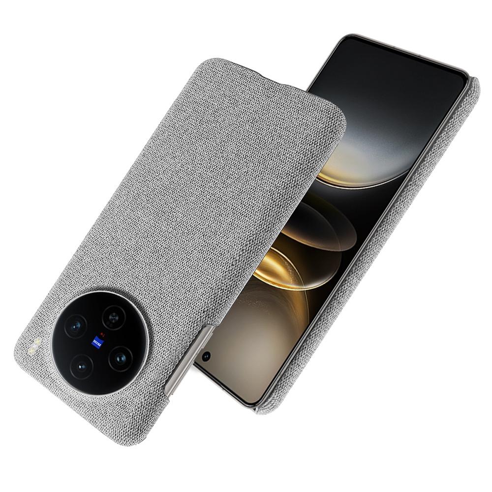 For vivo X100 5G Case Cloth Texture Anti-scratch Protective PC Phone Cover Light Grey
For vivo X100 5G Case Cloth Texture Anti-scratch Protective PC Phone Cover Light Grey
