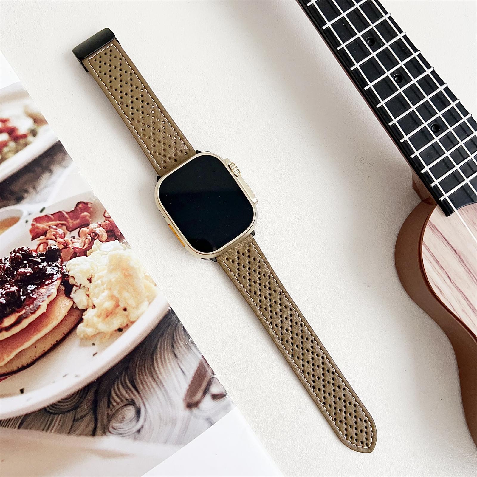 Microfiber Leather Watch Bands For Apple Watch Series 10 Ultra 9 8 7 SE 6 5 4 3 2 1 46mm 49mm 45mm 44mm 42mm Breathable Magnetic Strap Dark Brown
Microfiber Leather Watch Bands For Apple Watch Series 10 Ultra 9 8 7 SE 6 5 4 3 2 1 46mm 49mm 45mm 44mm 42mm Breathable Magnetic Strap Dark Brown