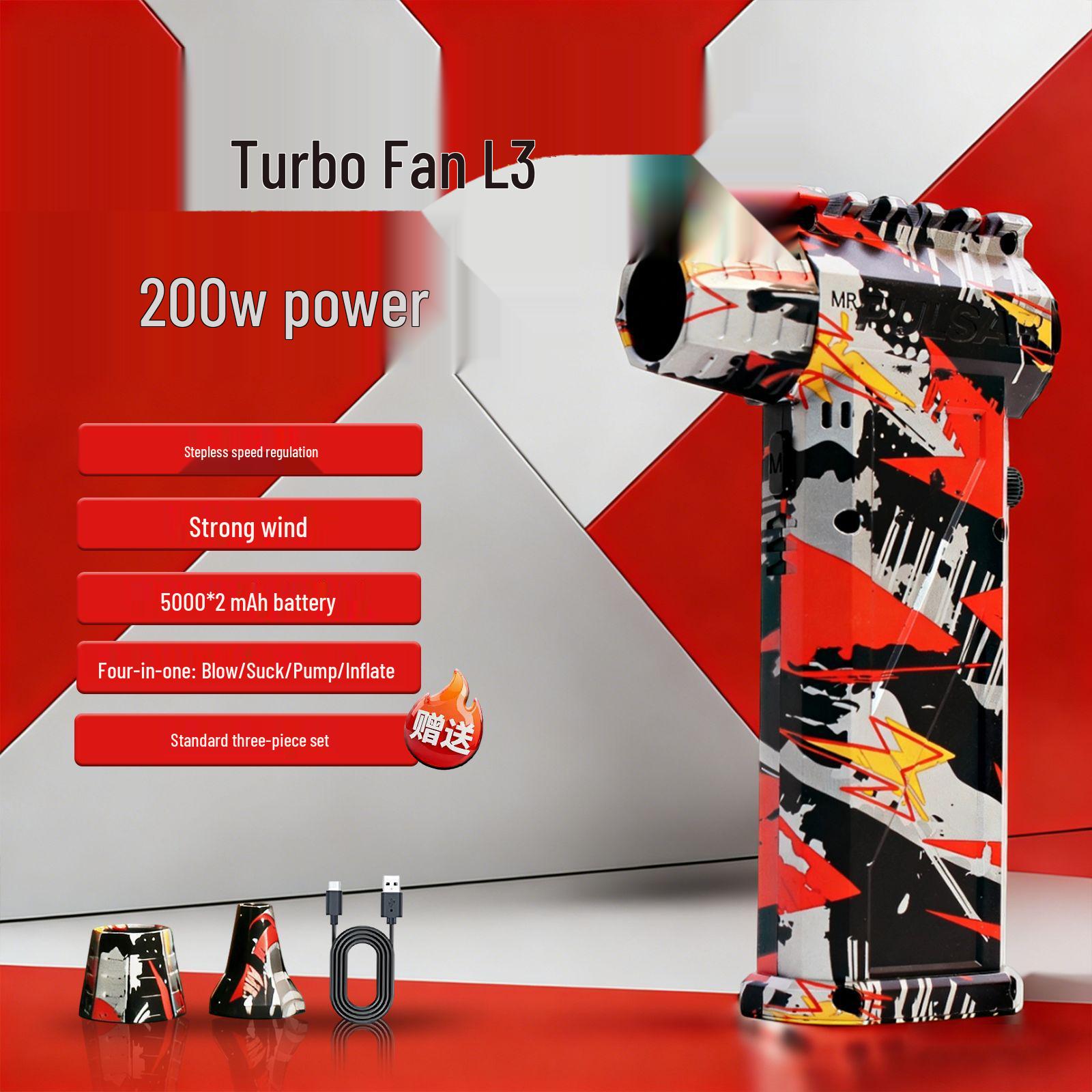 High-Speed Supercharged Hurricane Handheld Wireless Mini Vacuum and Blower Fan
High-Speed Supercharged Hurricane Handheld Wireless Mini Vacuum and Blower Fan