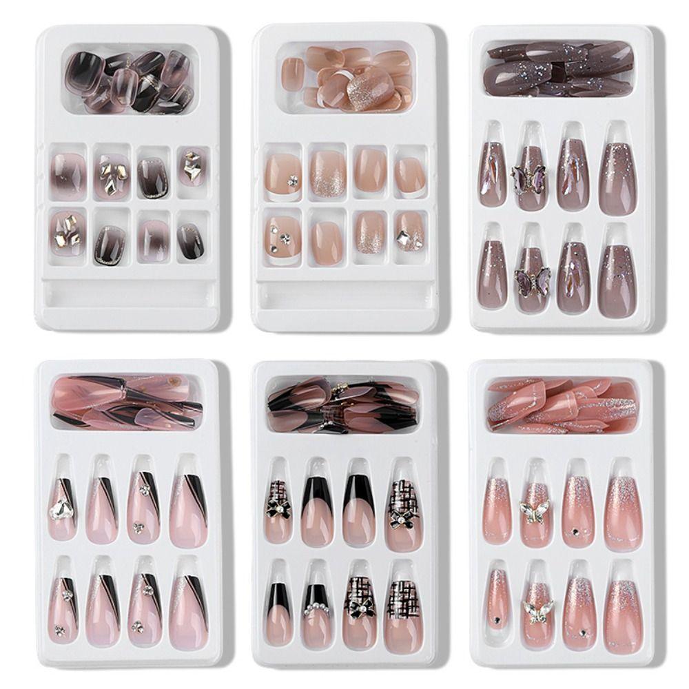 Nail Tips Butterfly Full Cover Press on Nails Pearls Long Ballerina Fake Nails French Short Square
Nail Tips Butterfly Full Cover Press on Nails Pearls Long Ballerina Fake Nails French Short Square