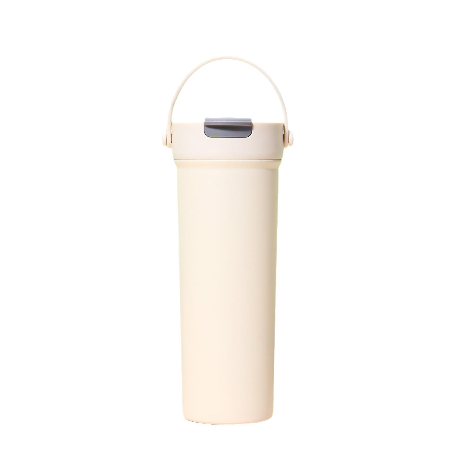 Portable Insulated Handheld Double-Drink Coffee Cup - 316 Stainless Steel, Large Capacity with Straw, High-Value Gift Pink White
Portable Insulated Handheld Double-Drink Coffee Cup - 316 Stainless Steel, Large Capacity with Straw, High-Value Gift Pink White