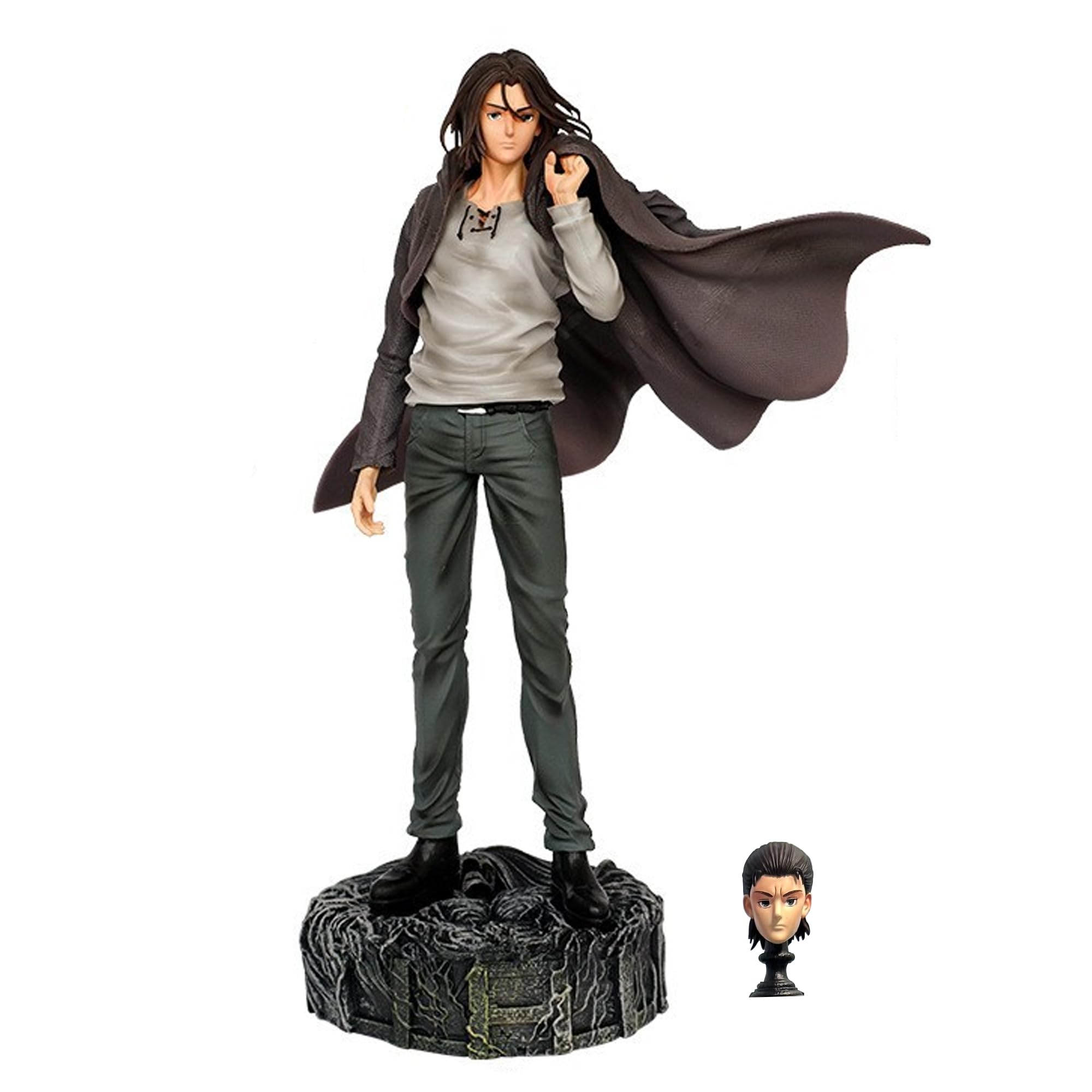 AAGWW Hand Collection Model Figurine Collection Попередньо забарвлена ПВХ повна фігура 30 см Ерен Джегер Атака Титана Фігурка Ерена Крюгера
AAGWW Hand Collection Model Figurine Collection Попередньо забарвлена ПВХ повна фігура 30 см Ерен Джегер Атака Титана Фігурка Ерена Крюгера