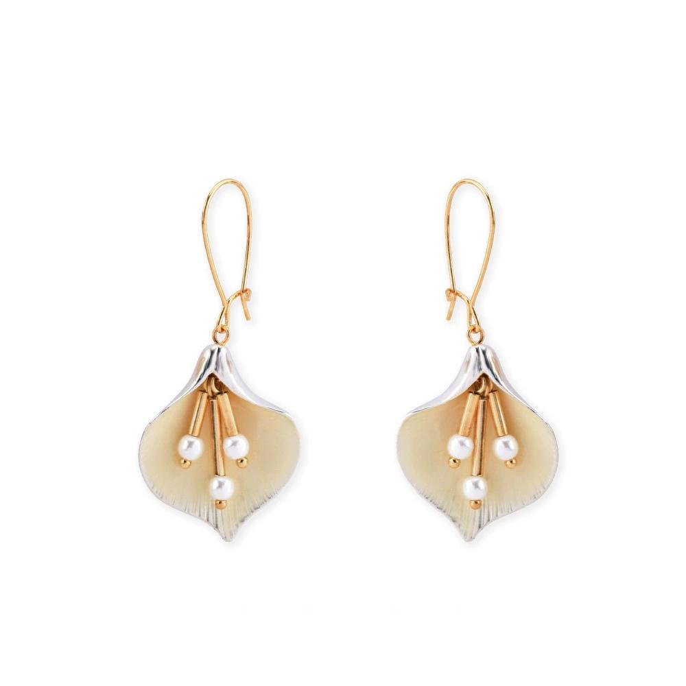 Hot Geometry Glazed Simulated pearl Calla Lily Flower Earrings Trendy Fashion Versatile Personalized Vintage Jewelry Gift білий
Hot Geometry Glazed Simulated pearl Calla Lily Flower Earrings Trendy Fashion Versatile Personalized Vintage Jewelry Gift білий