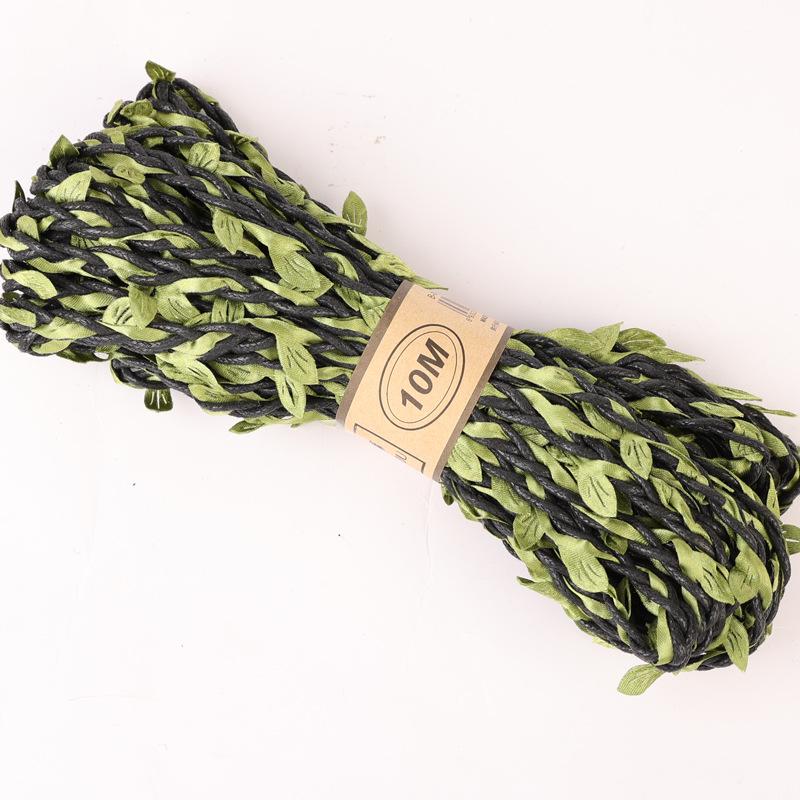 10 м Цветной вощеный шнур с листьями лозы в стиле Мори - 6 вариантов цвета чёрный
10 м Цветной вощеный шнур с листьями лозы в стиле Мори - 6 вариантов цвета чёрный