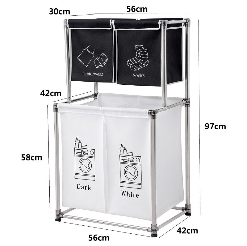 Multi-Layer Laundry Basket with Sorting Rack Bathroom Clothes Storage Organizer for Washing Machine Efficient Laundry Sorting
Multi-Layer Laundry Basket with Sorting Rack Bathroom Clothes Storage Organizer for Washing Machine Efficient Laundry Sorting