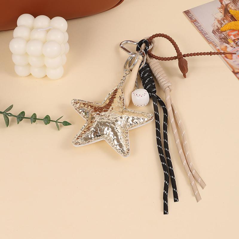 Five-Pointed Star PU Leather Bow Bag Pendant Y2K Cute Bag Accessory Women Backpack Hanging one size золотий
Five-Pointed Star PU Leather Bow Bag Pendant Y2K Cute Bag Accessory Women Backpack Hanging one size золотий
