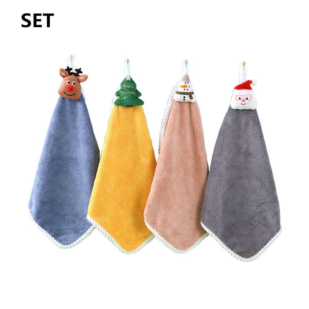 Bathroom Towel Nursery Kitchen Or Bathroom Christmas Hand Towel Hanging Hand Towel Adsorption Cloth Set
Bathroom Towel Nursery Kitchen Or Bathroom Christmas Hand Towel Hanging Hand Towel Adsorption Cloth Set