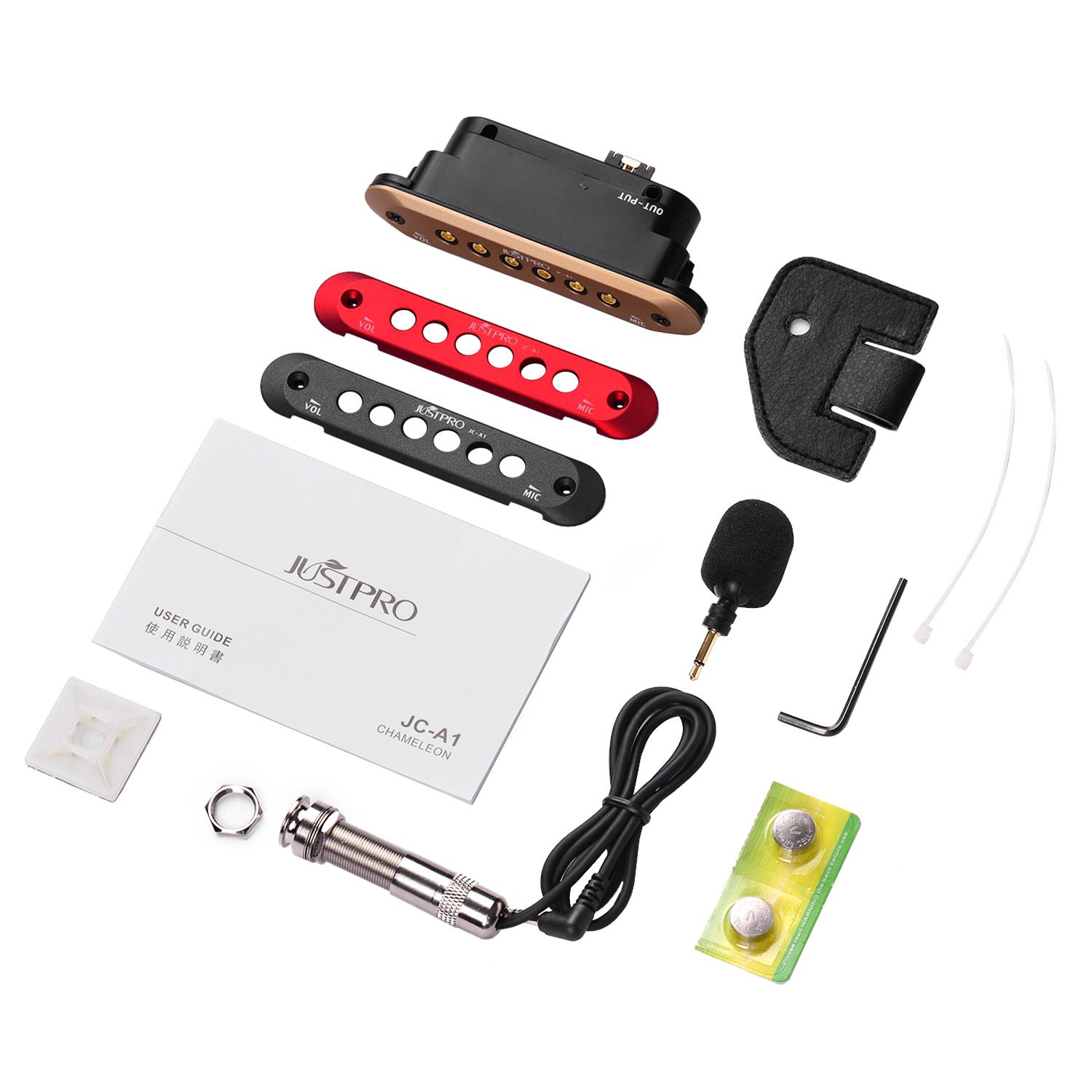JUSTPRO JC-A1 Звукосниматель с катушкой для гитары и микрофоном и регулятором громкости для разноцветный
JUSTPRO JC-A1 Звукосниматель с катушкой для гитары и микрофоном и регулятором громкости для разноцветный