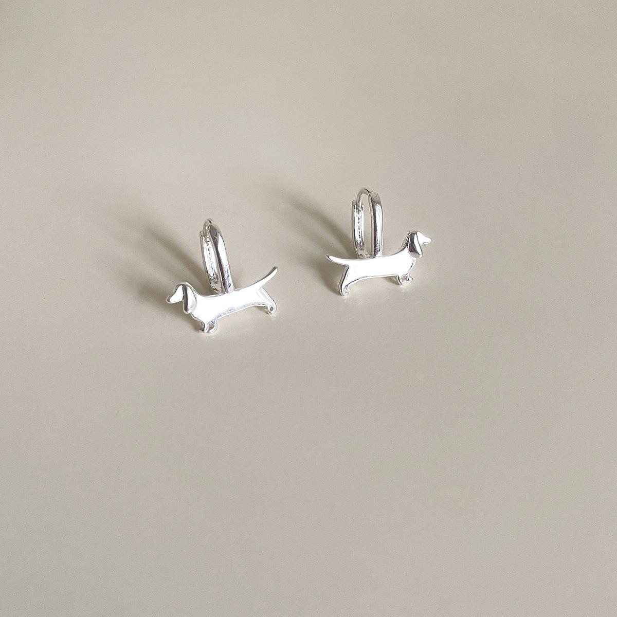 925 серебряные серьги-игл для ремонта собак женские изысканные милые серьги в детском стиле дизайн уникальные высококачественные серьги летние новые 925 Silver Needle
925 серебряные серьги-игл для ремонта собак женские изысканные милые серьги в детском стиле дизайн уникальные высококачественные серьги летние новые 925 Silver Needle