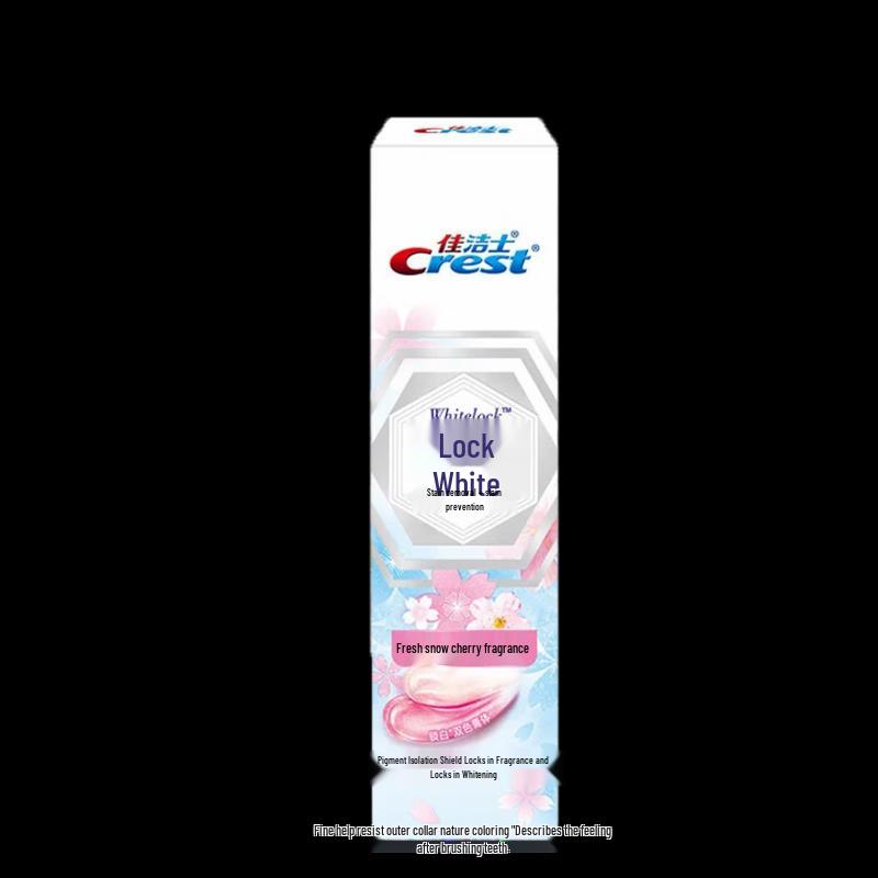 Crest Dual-Color Whitening Toothpaste Fresh Snow Cherry
Crest Dual-Color Whitening Toothpaste Fresh Snow Cherry