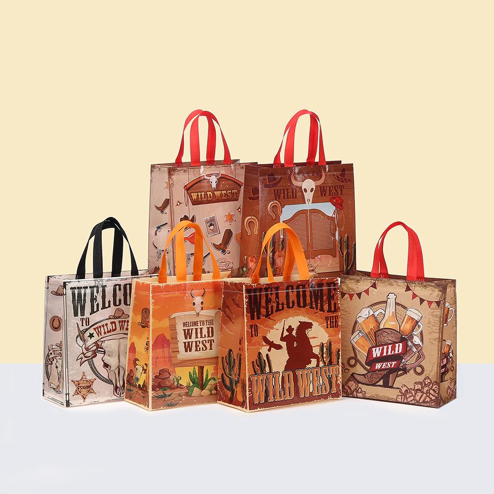 12/30pcs Wild West Printed Tote Bags Reusable Party Favor Bags for Birthday Classroom Market Shopping 12pcs&27x12x29cm
12/30pcs Wild West Printed Tote Bags Reusable Party Favor Bags for Birthday Classroom Market Shopping 12pcs&27x12x29cm