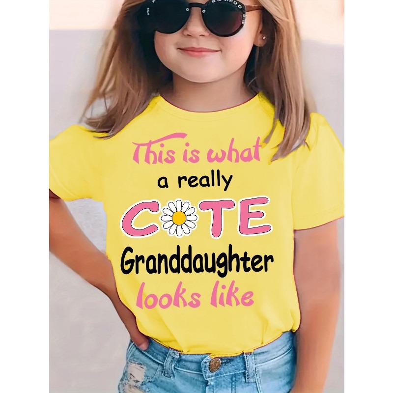 European sizes Girls Summer New Fashion THIS IS WHAT A REALLY CUTE GRANDDAUGHTER LOOKS LIKE Letter Print Loose T-Shirt 98cm жёлтый
European sizes Girls Summer New Fashion THIS IS WHAT A REALLY CUTE GRANDDAUGHTER LOOKS LIKE Letter Print Loose T-Shirt 98cm жёлтый