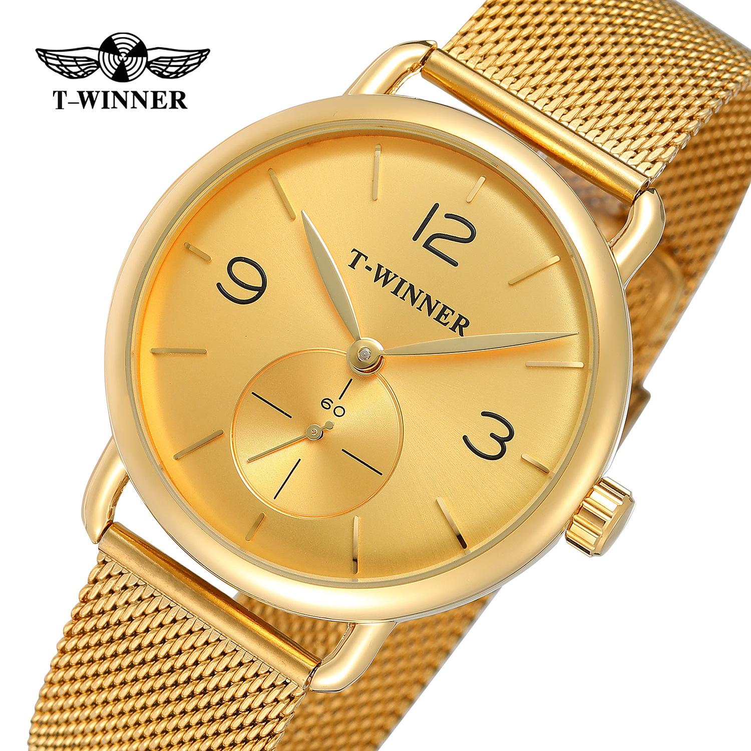 T-Winner Watch Мужские модные повседневные классические популярные водонепроницаемые часы с ручным управлением Механические часы
T-Winner Watch Мужские модные повседневные классические популярные водонепроницаемые часы с ручным управлением Механические часы