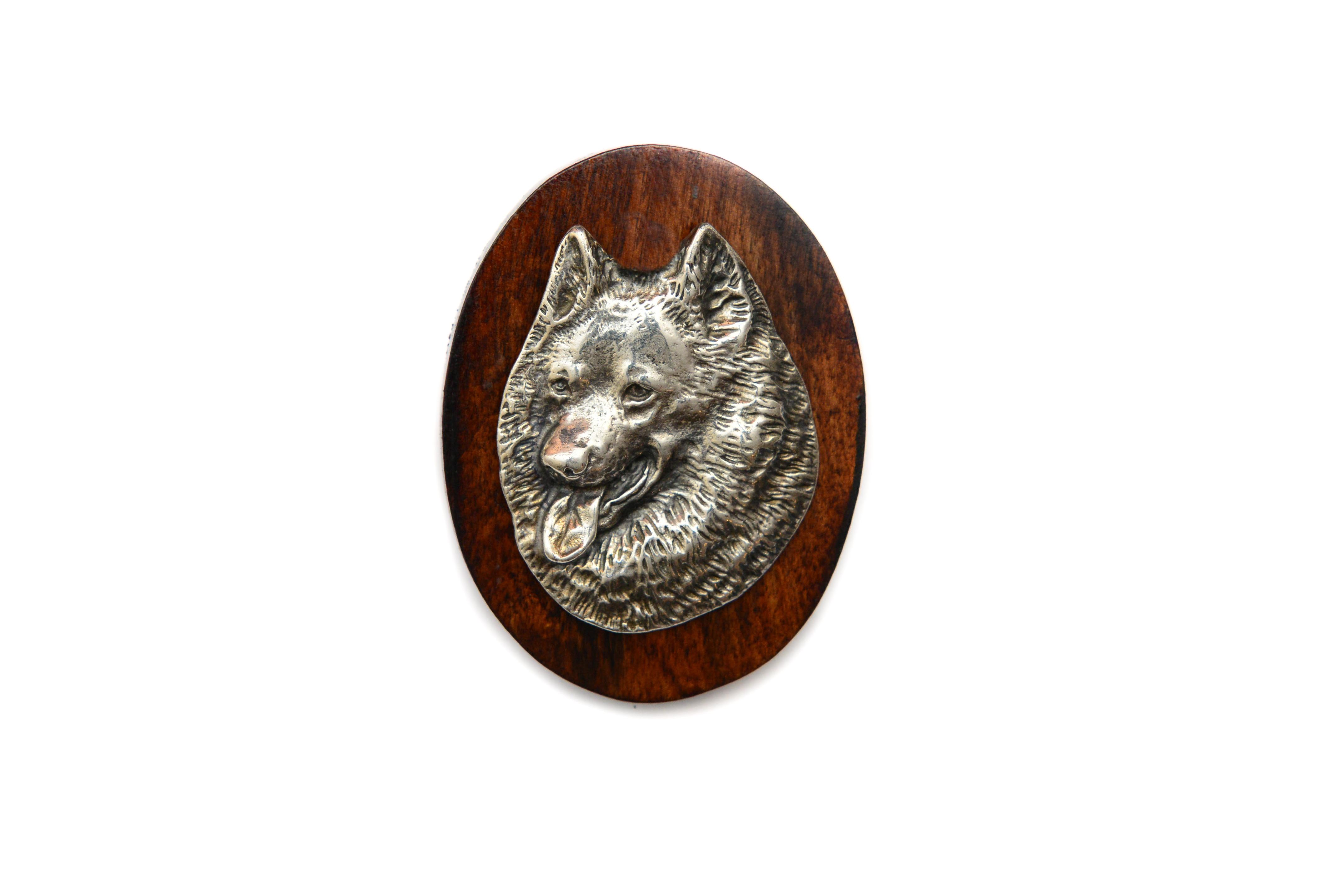 Spitz - Dog show brooch, starter number clip, dog pin by Art-Dog коричневий
Spitz - Dog show brooch, starter number clip, dog pin by Art-Dog коричневий