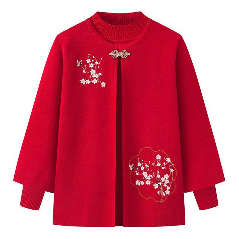 Женский осенне-зимний комплект из двух предметов: Утепленный вязаный кардиган и свитер с вышивкой для бабушки 4XL (130-145 Jin)
Женский осенне-зимний комплект из двух предметов: Утепленный вязаный кардиган и свитер с вышивкой для бабушки 4XL (130-145 Jin)