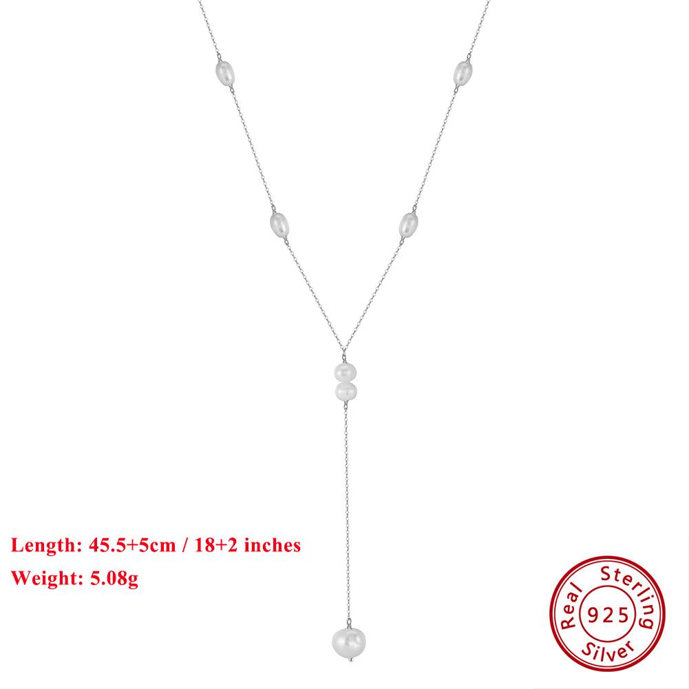 EFFIE QUEEN Elegant 925 Sterling Silver Freshwater Pearl Necklace for Women Double Layered Pearls Choker Necklace Jewelry BQN17 серебряный
EFFIE QUEEN Elegant 925 Sterling Silver Freshwater Pearl Necklace for Women Double Layered Pearls Choker Necklace Jewelry BQN17 серебряный