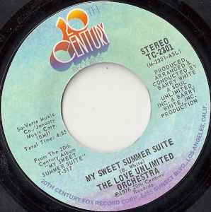 7inch Record LOVE UNLIMITED ORCHESTRA - My Sweet Summer Suite TC2301 20th Century Re 1976 US Soul/Funk Used
7inch Record LOVE UNLIMITED ORCHESTRA - My Sweet Summer Suite TC2301 20th Century Re 1976 US Soul/Funk Used