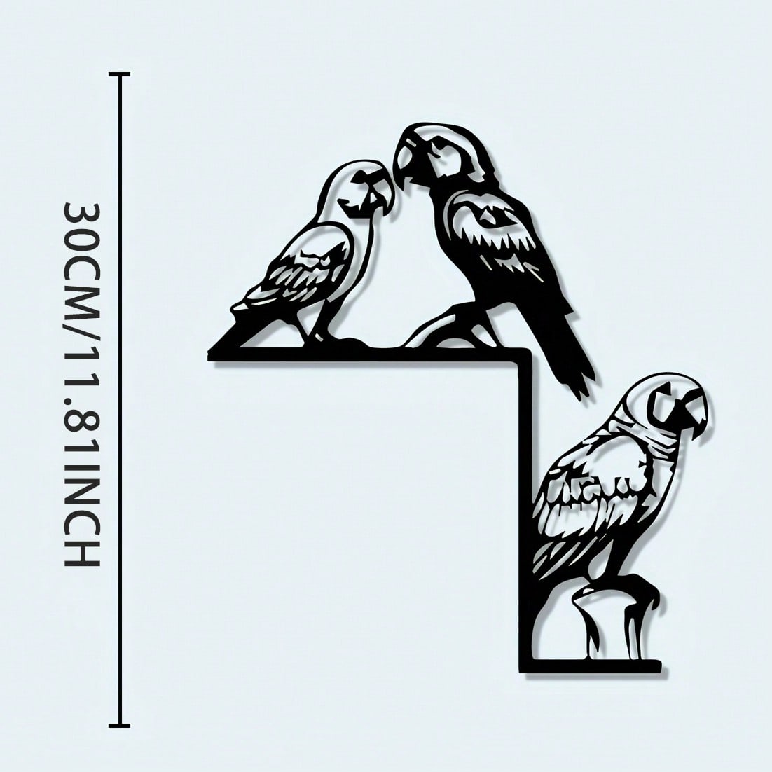 Black Iron Parrot Wall Sculpture Modern Bird Statue Outdoor Decor Gift Metal Art Durable Iron Mural
Black Iron Parrot Wall Sculpture Modern Bird Statue Outdoor Decor Gift Metal Art Durable Iron Mural