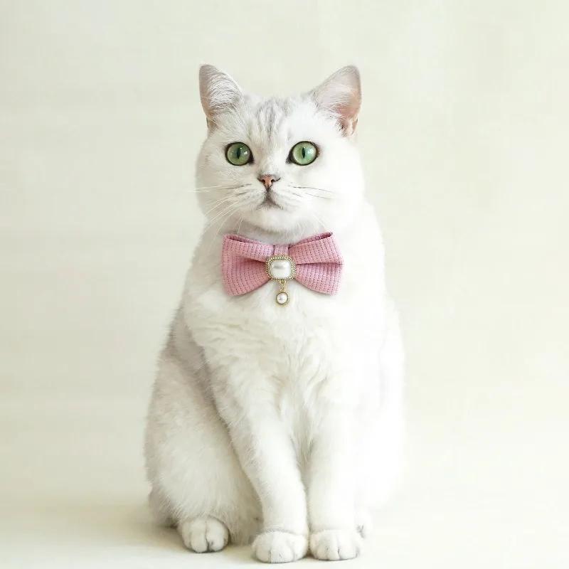 20-35cm Adjustable Waffle Cat Collar Vintage Pearl Pendant Pet Collar Cute Bow Bell Small Dog Collar 2024 New коричневый
20-35cm Adjustable Waffle Cat Collar Vintage Pearl Pendant Pet Collar Cute Bow Bell Small Dog Collar 2024 New коричневый