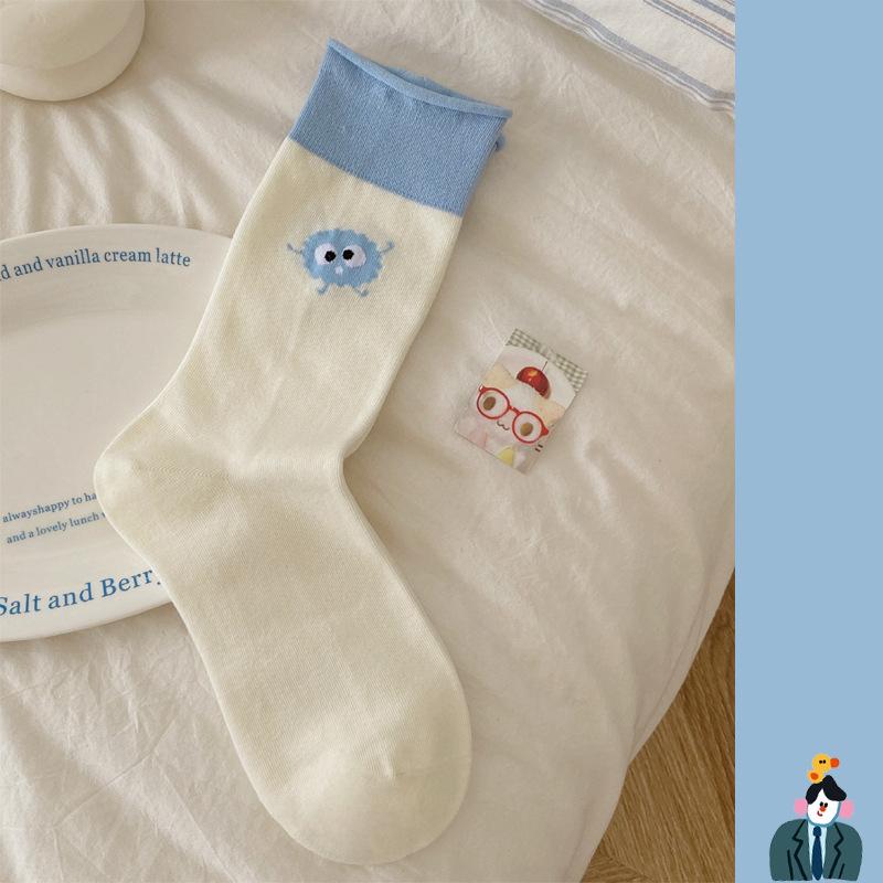 5pair 25 Autumn Korean Socks Women S Coal Briquettes Polka Dots College Style Cute Socks Curling And Loosening Japanese Mid-Tube Stacking Socks One size белый
5pair 25 Autumn Korean Socks Women S Coal Briquettes Polka Dots College Style Cute Socks Curling And Loosening Japanese Mid-Tube Stacking Socks One size белый