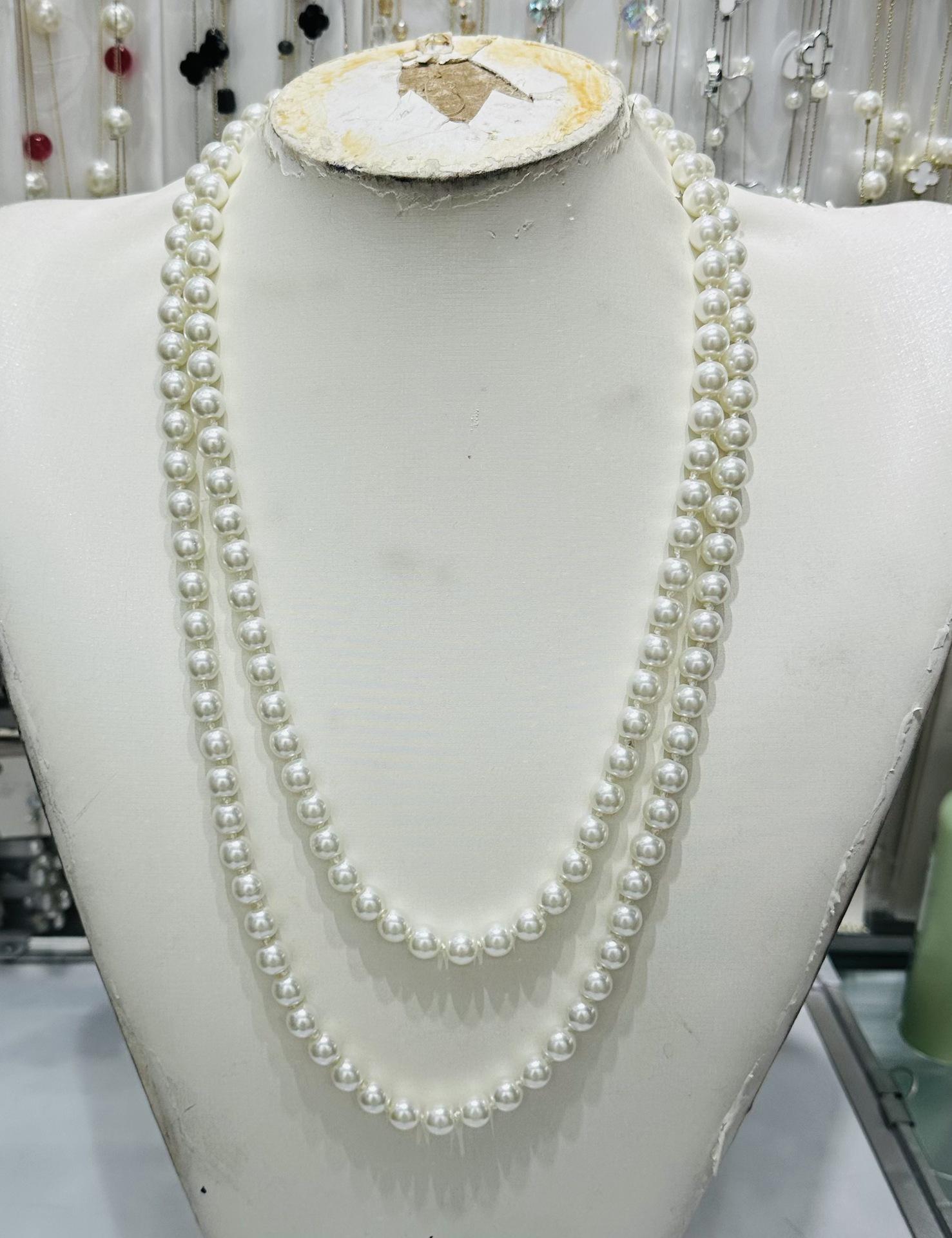 Чэн 160см Ручная работа Многослойное ожерелье из стеклянного жемчуга, Длинная многоярусная цепочка для свитера для женщин - Новая осенне-зимняя коллекция
Чэн 160см Ручная работа Многослойное ожерелье из стеклянного жемчуга, Длинная многоярусная цепочка для свитера для женщин - Новая осенне-зимняя коллекция