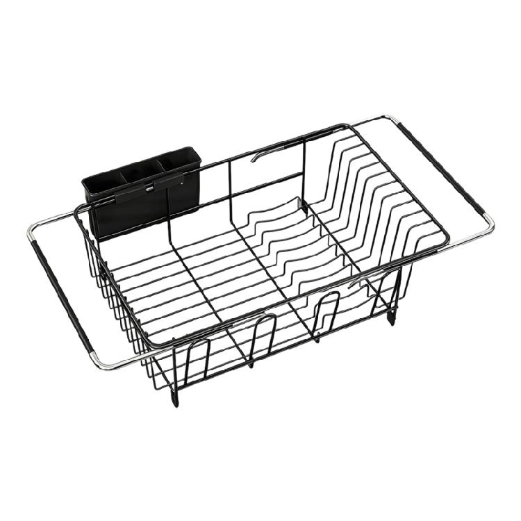 Efficient pliable Dish Rack For Small Kitchens Includes Cutlery Drain Basket And Glass Holder чорний
Efficient pliable Dish Rack For Small Kitchens Includes Cutlery Drain Basket And Glass Holder чорний