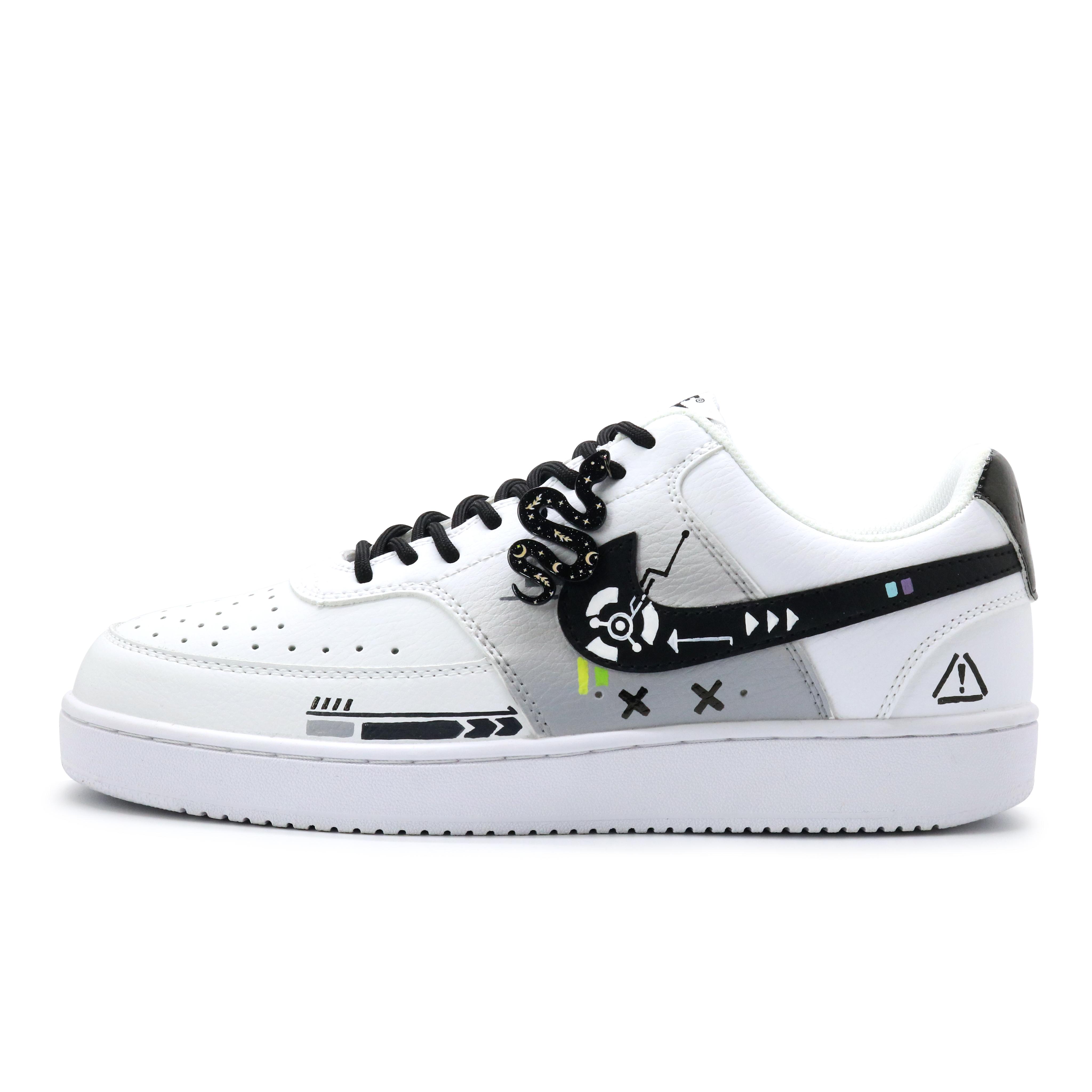 Nike Court Vision 1 Future Element Wear resistant And Lightweight Low top Skateboard Shoes Men s Black White DH2987-101(Team1035-) 41
Nike Court Vision 1 Future Element Wear resistant And Lightweight Low top Skateboard Shoes Men s Black White DH2987-101(Team1035-) 41