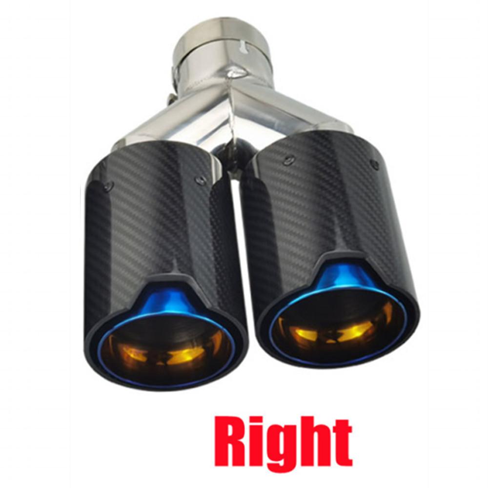 Dual Carbon Fiber + Blue Stainless Steel Universal M performance Carbon Fiber Exhaust Tips End Pipes Muffler tips R IN 63mm-OUT 93mm
Dual Carbon Fiber + Blue Stainless Steel Universal M performance Carbon Fiber Exhaust Tips End Pipes Muffler tips R IN 63mm-OUT 93mm