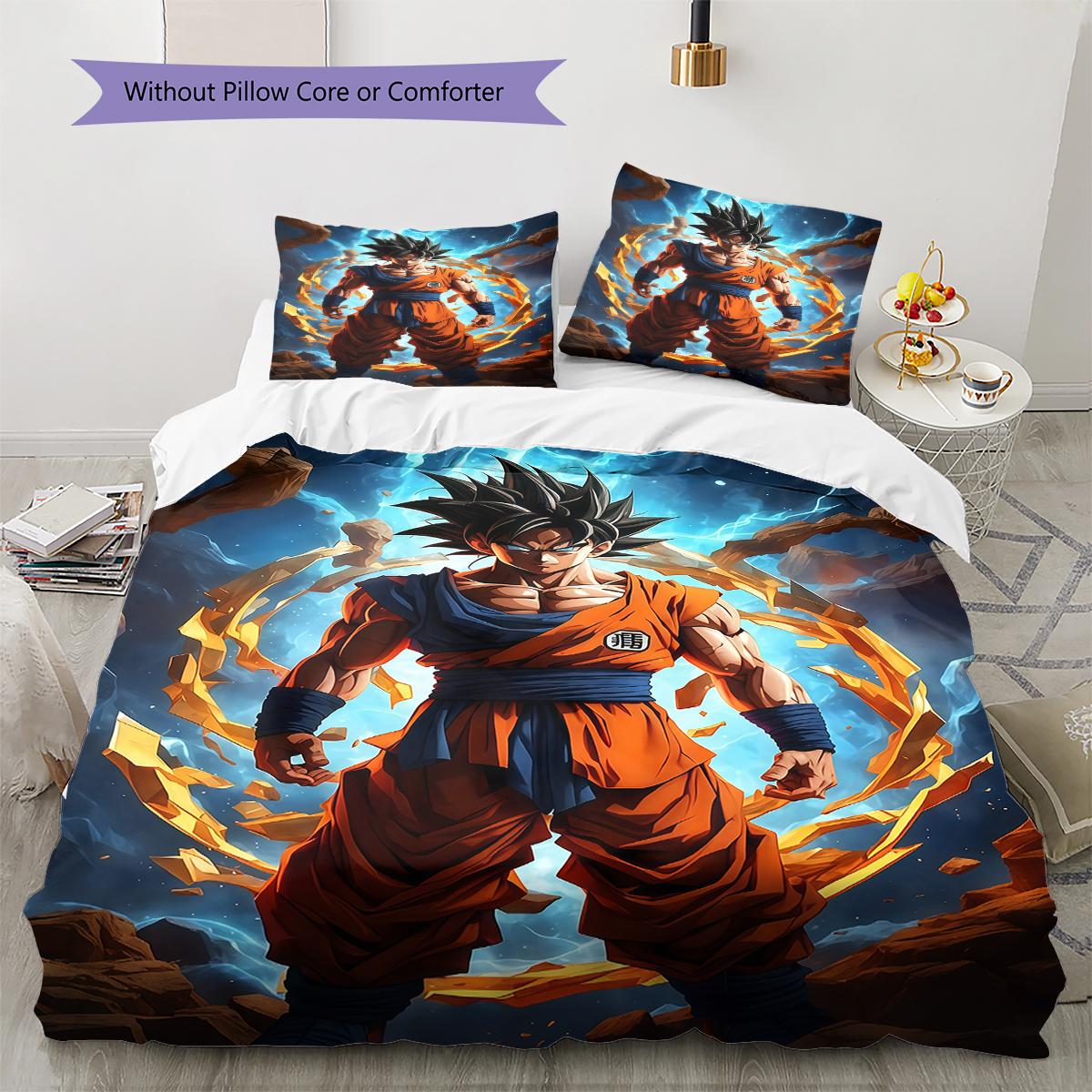 Dragon Ball Super Pattern Bedding,Quilt Set Quilt Cover Pillowcase Home Birthday Gift (1 * duvet cover + 2 * pillowcase, without core) 135x200cm
Dragon Ball Super Pattern Bedding,Quilt Set Quilt Cover Pillowcase Home Birthday Gift (1 * duvet cover + 2 * pillowcase, without core) 135x200cm