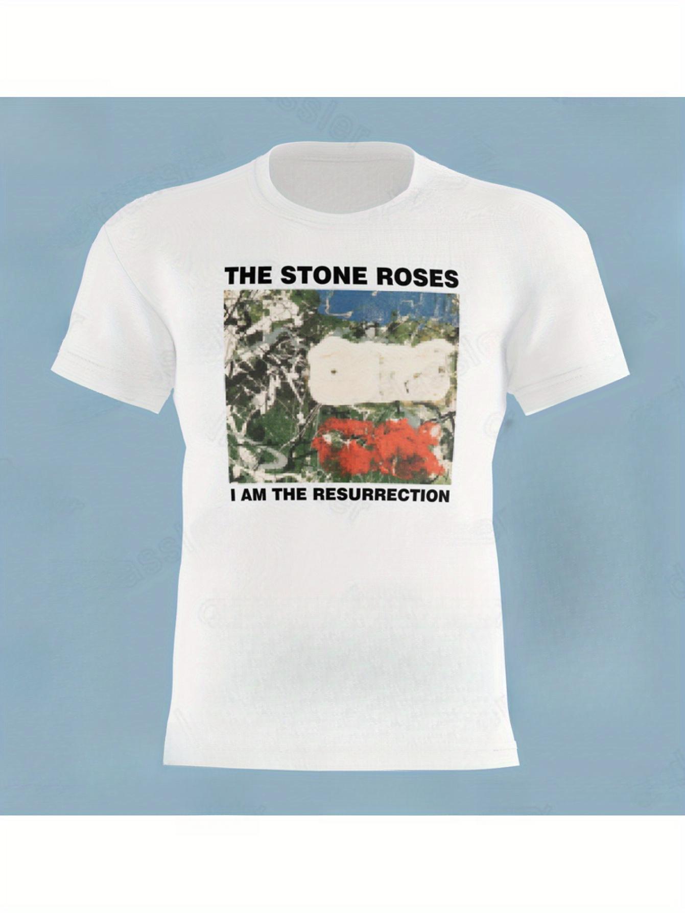 Men S Stone Roses I Am The Resurrection Graphic T-Shirt - Bohemian Style Fools Golden Wanna Be Adored Print XXXL
Men S Stone Roses I Am The Resurrection Graphic T-Shirt - Bohemian Style Fools Golden Wanna Be Adored Print XXXL