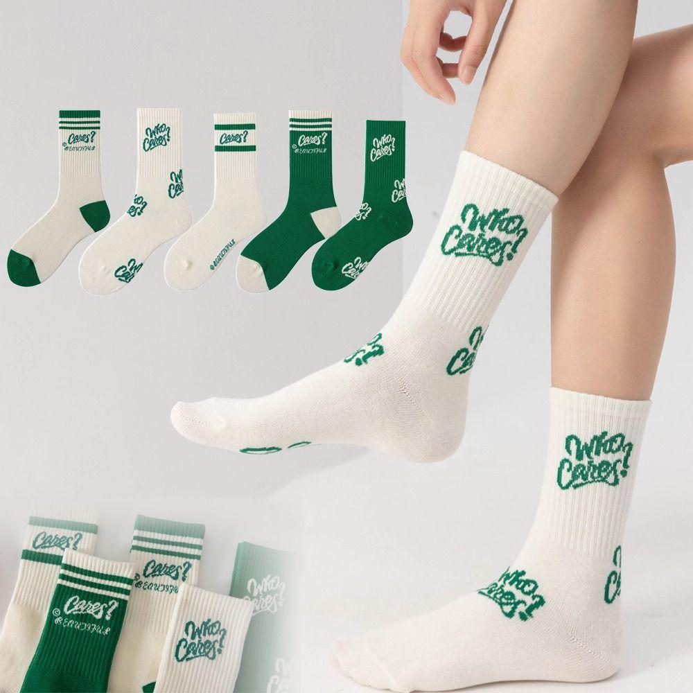Harajuku Green Socks Japanese Style Autumn Winter Sports Socks Trendy Mid Tube Socks For Women Men D
Harajuku Green Socks Japanese Style Autumn Winter Sports Socks Trendy Mid Tube Socks For Women Men D