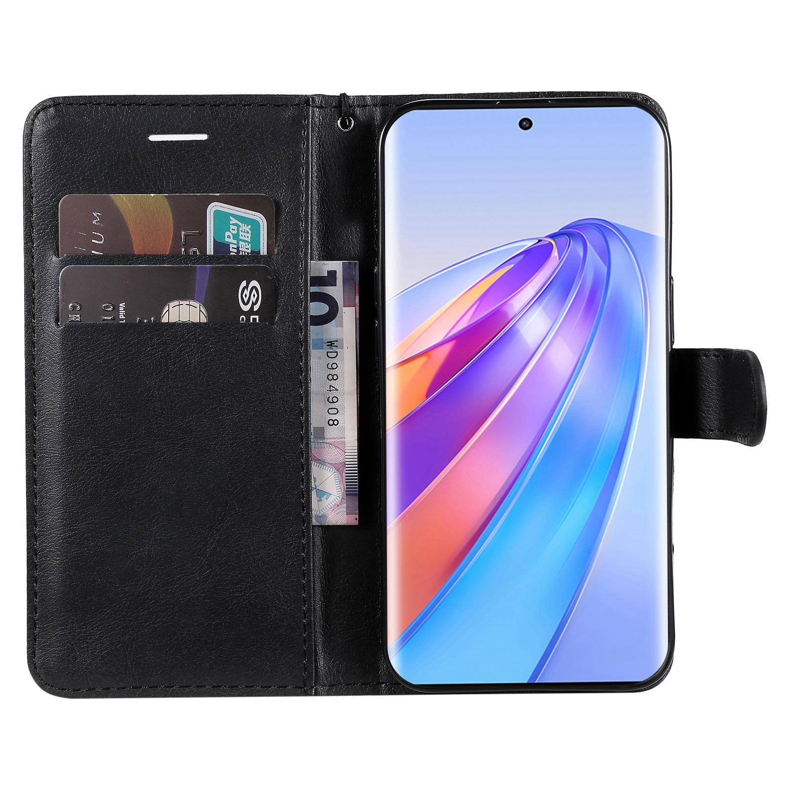 For Honor X40 5G/X9a 5G/Magic5 Lite 5G Case Solid Color Leather Mobile Cover Wallet Stand with Strap Black
For Honor X40 5G/X9a 5G/Magic5 Lite 5G Case Solid Color Leather Mobile Cover Wallet Stand with Strap Black