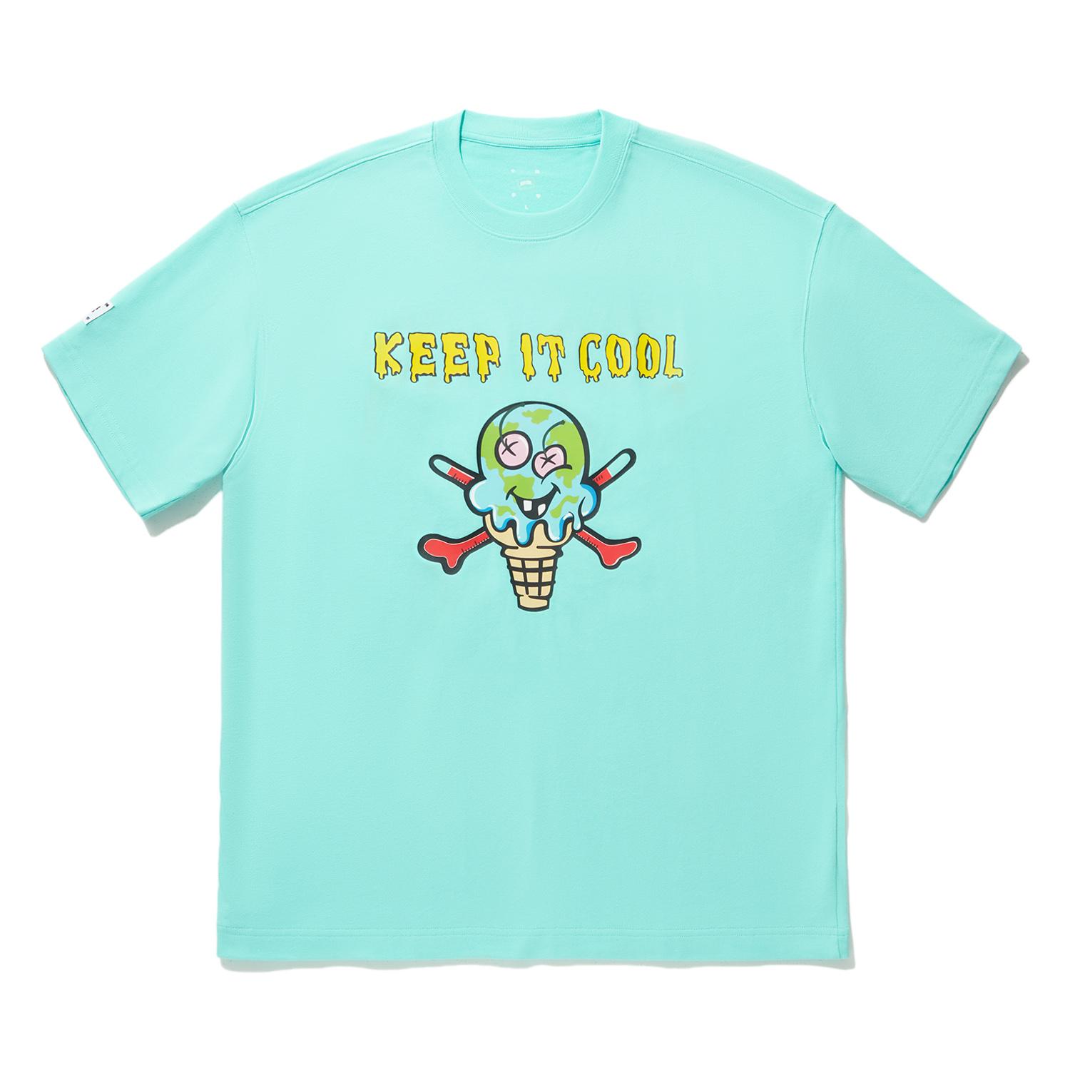 Li Ning X Icecream Collaboration Skateboard Series Printed Letter Crew Neck Short Sleeve T-Shirt Men Tops Light-Mint-Green AHSU887-4 XL
Li Ning X Icecream Collaboration Skateboard Series Printed Letter Crew Neck Short Sleeve T-Shirt Men Tops Light-Mint-Green AHSU887-4 XL