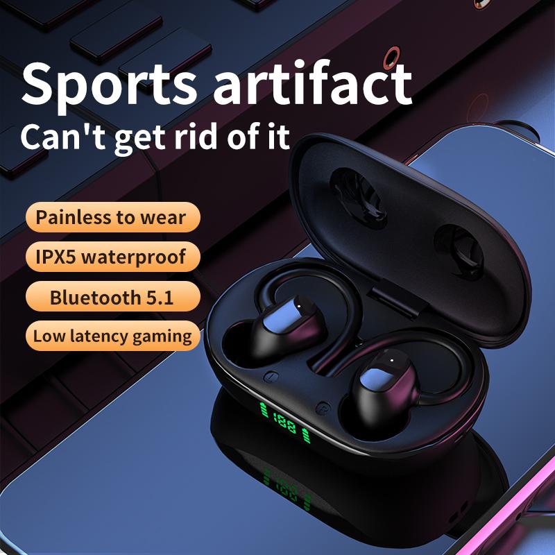 X10pro Bluetooth-compatible Headset Sports Headphone TWS Wireless Ear Hook Design Earphone with Charging Case Type A
X10pro Bluetooth-compatible Headset Sports Headphone TWS Wireless Ear Hook Design Earphone with Charging Case Type A