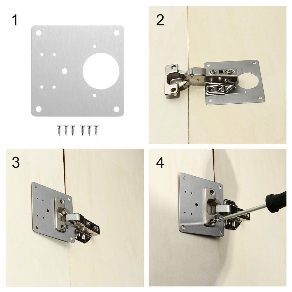 Drawer Cupboard Furniture Hardware Door Hinges Mount Hinge Repair Plate Cabinet Repair Accessories 2PCS
Drawer Cupboard Furniture Hardware Door Hinges Mount Hinge Repair Plate Cabinet Repair Accessories 2PCS