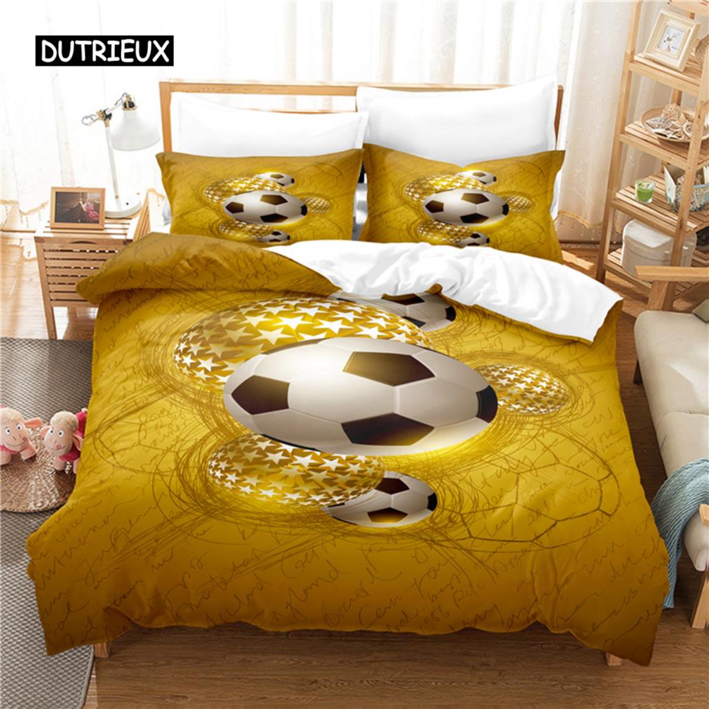 Football Bedding Set Duvet Cover Set 3d Bedding Digital Printing Bed Linen Queen Size Bedding Set Fashion Design EU single(135x200cm)
Football Bedding Set Duvet Cover Set 3d Bedding Digital Printing Bed Linen Queen Size Bedding Set Fashion Design EU single(135x200cm)
