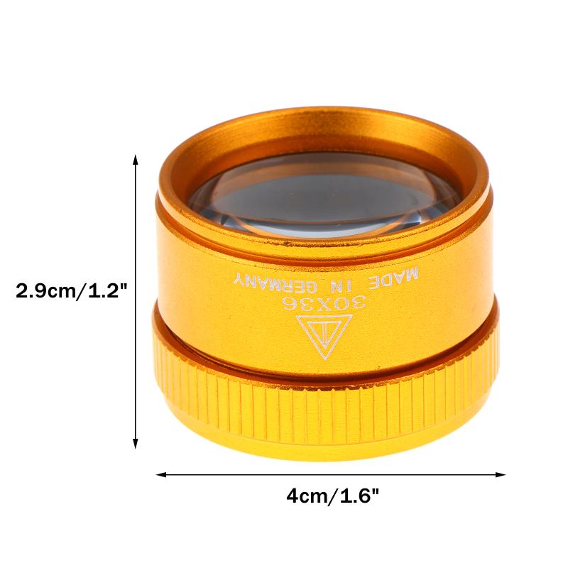 30X 36mm K9 Magnifier Loupe Glass Crystal Clear Inspection for Jewelry Watches Coins Durable Lightweight for Hobbyists
30X 36mm K9 Magnifier Loupe Glass Crystal Clear Inspection for Jewelry Watches Coins Durable Lightweight for Hobbyists