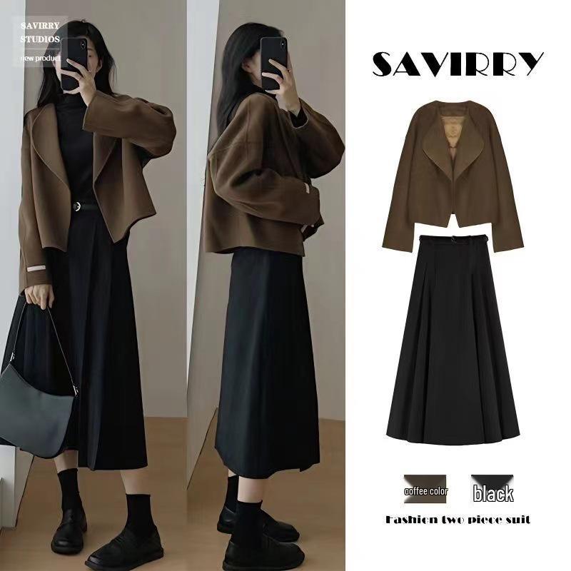 Elegant Women s High-Waisted Midi Skirt Two-Piece Set - 2023 Autumn/Winter Fashion 2XL
Elegant Women s High-Waisted Midi Skirt Two-Piece Set - 2023 Autumn/Winter Fashion 2XL