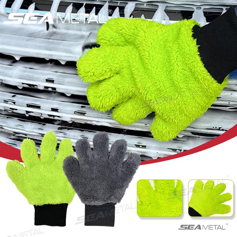 SEAMETAL 5-Finger Car Washing Glove Double-Faced Microfiber Auto Cleaning Mitt Scratch-Free Ultra-Soft Car Detailing Wash Gloves сірий
SEAMETAL 5-Finger Car Washing Glove Double-Faced Microfiber Auto Cleaning Mitt Scratch-Free Ultra-Soft Car Detailing Wash Gloves сірий