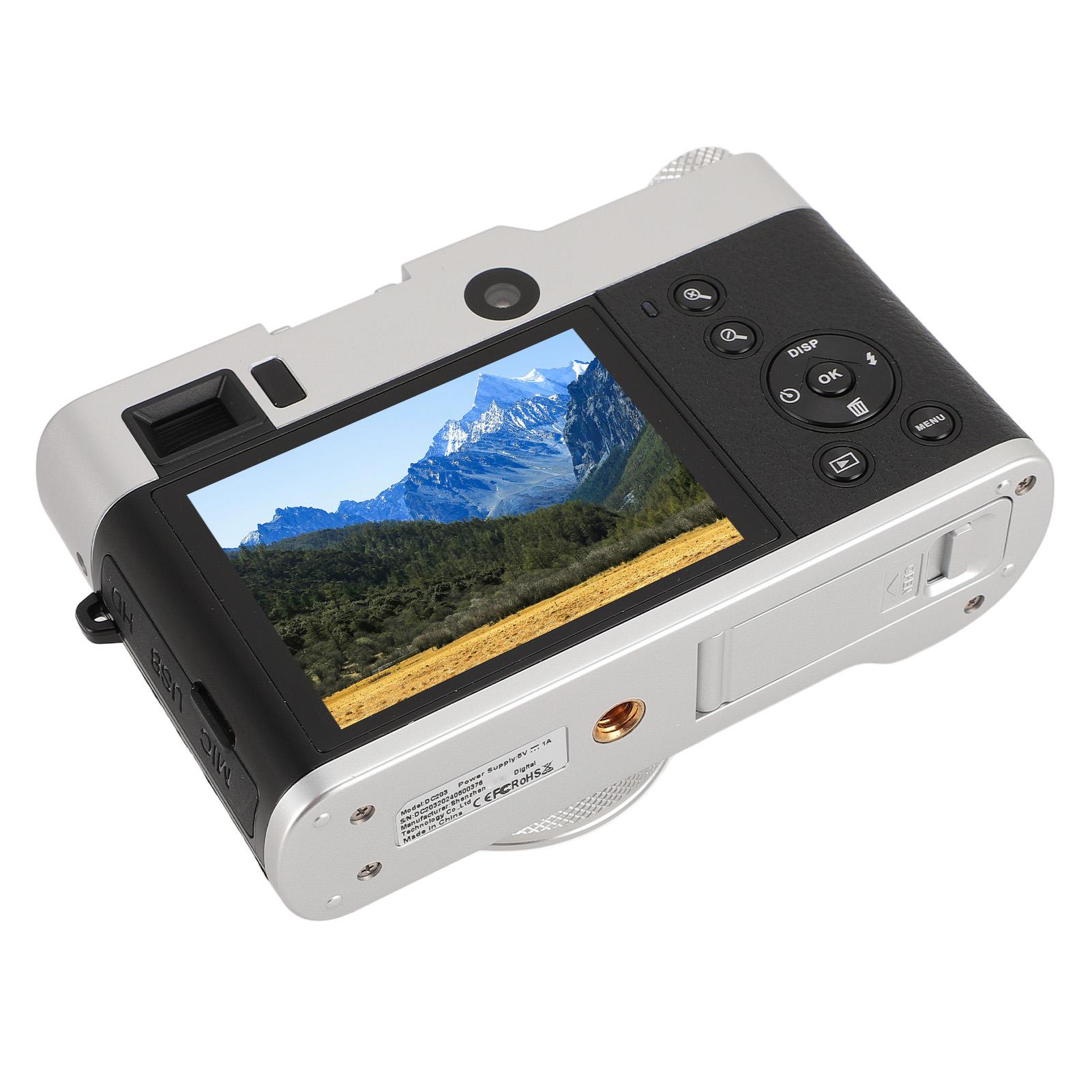 5K HD Цифрова камера 48МП Передня Задня лінза 16X Зум Стабілізація зображення Автофокус Ретро Тревел-камера для чорний
5K HD Цифрова камера 48МП Передня Задня лінза 16X Зум Стабілізація зображення Автофокус Ретро Тревел-камера для чорний