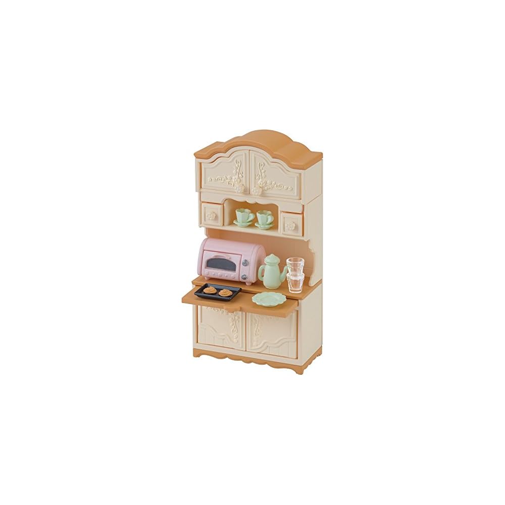 Sylvanian Families EPOCH Kitchen Furniture Set with Toaster and Cupboard for Dollhouse Toys Ages 3 and Up
Sylvanian Families EPOCH Kitchen Furniture Set with Toaster and Cupboard for Dollhouse Toys Ages 3 and Up