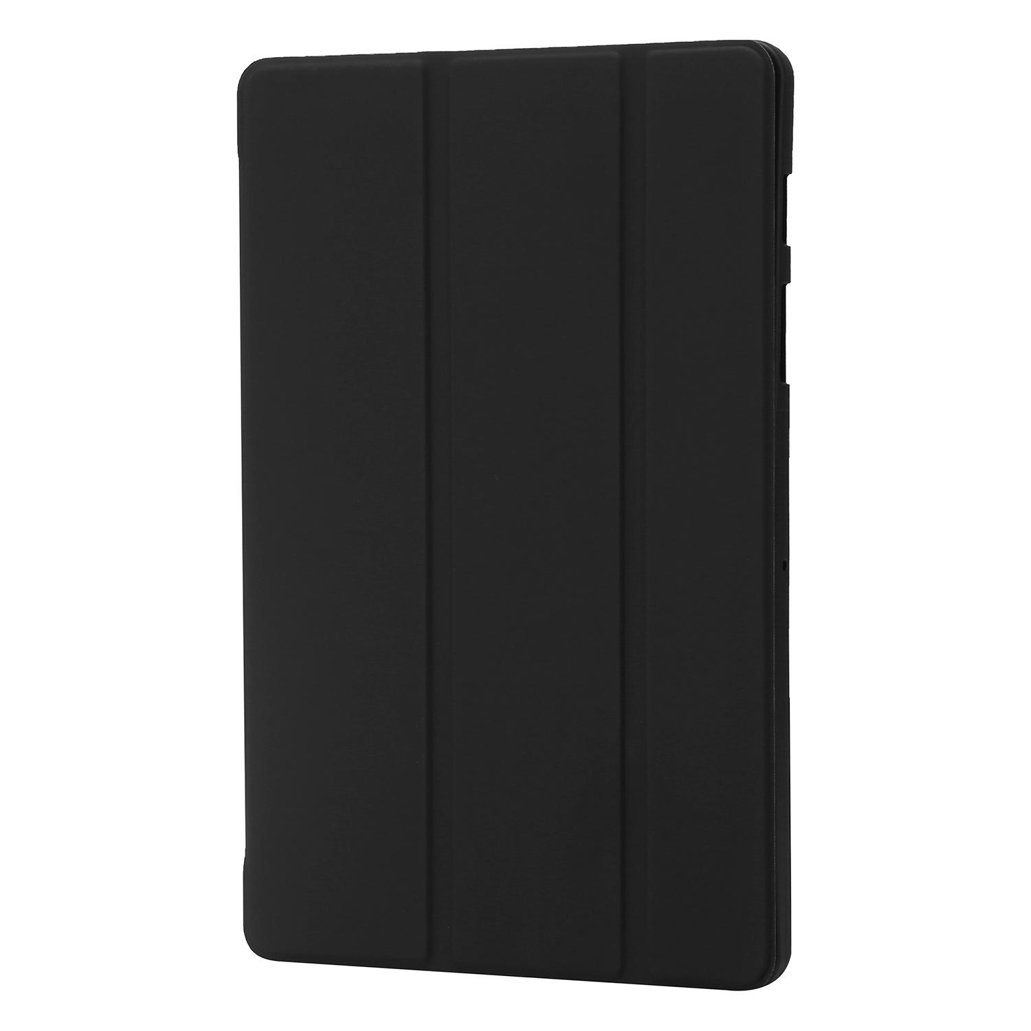 For Samsung Galaxy Tab S8+ Auto Wake/Sleep Function Anti-scratch Soft Silicone+Leather Cover Three-fold Stand Well-protected Tablet Case Black
For Samsung Galaxy Tab S8+ Auto Wake/Sleep Function Anti-scratch Soft Silicone+Leather Cover Three-fold Stand Well-protected Tablet Case Black