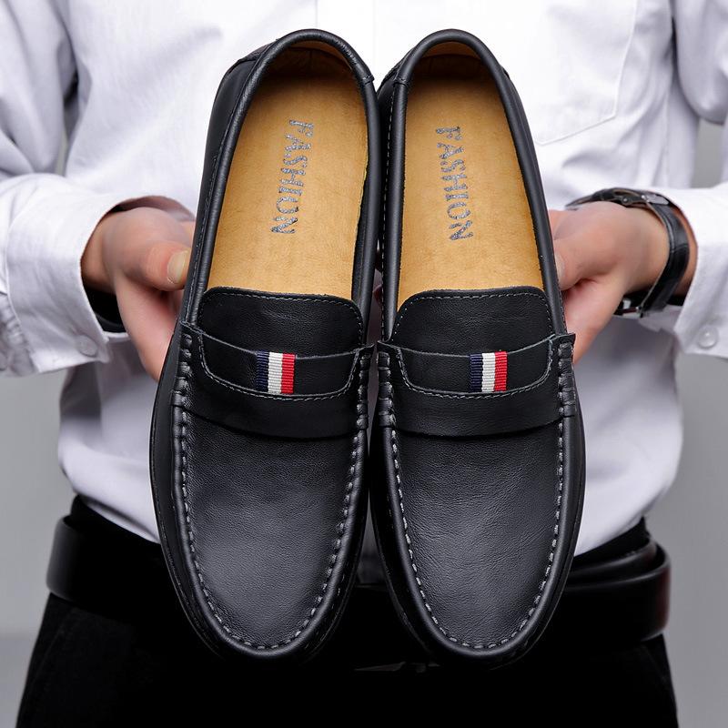 New retro British style men s shoes casual Korean version of foot cover Doudou shoes spring and summer driving trend men s shoes 38 чёрный
New retro British style men s shoes casual Korean version of foot cover Doudou shoes spring and summer driving trend men s shoes 38 чёрный