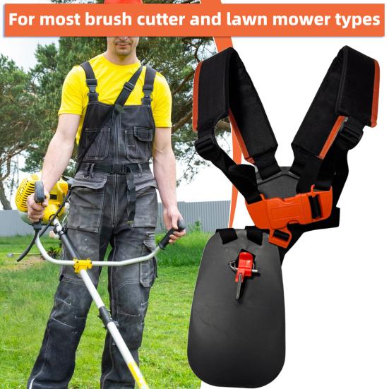 Yousheng Adjustable Lawnmower Strap Universal Double Nylon Shoulder Strap Padded Strimmer Harness for Brush Cutters Chainsaws Trimmers чорний
Yousheng Adjustable Lawnmower Strap Universal Double Nylon Shoulder Strap Padded Strimmer Harness for Brush Cutters Chainsaws Trimmers чорний