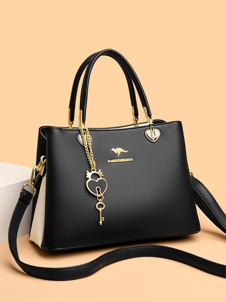 Модная мягкая кожаная сумка большой емкости через плечо, сумка для мамы, женская сумка чёрный
Модная мягкая кожаная сумка большой емкости через плечо, сумка для мамы, женская сумка чёрный